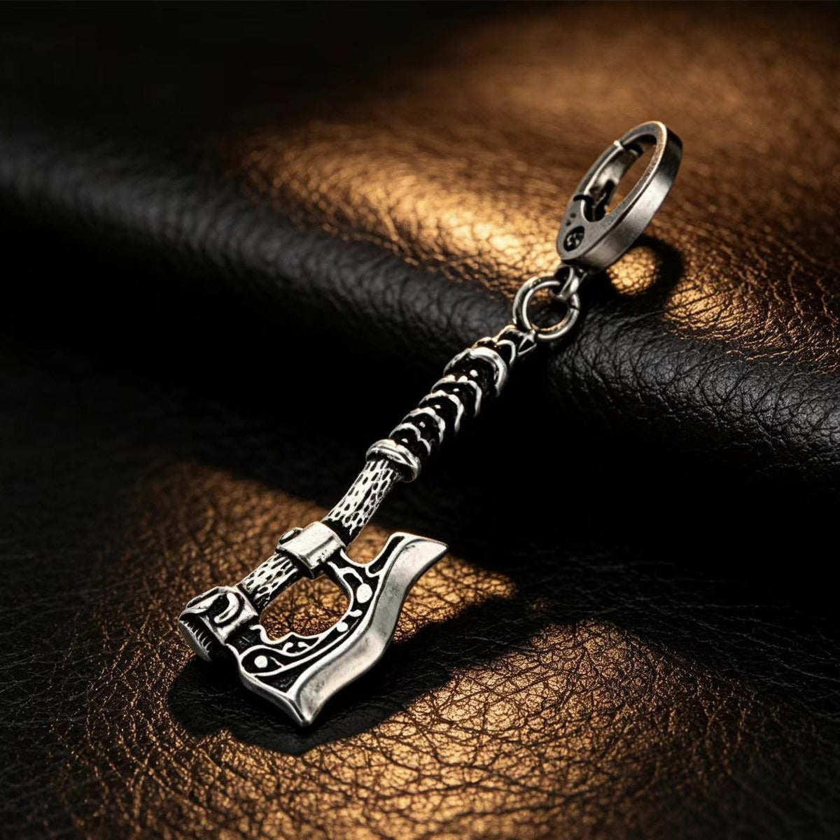 Antique-style Stainless Steel Axe Pendant