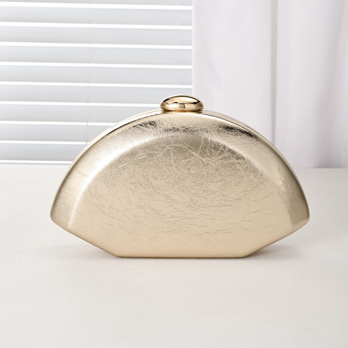 Womens Glossy Clutch Evening Bag Shoulder Chain Bag