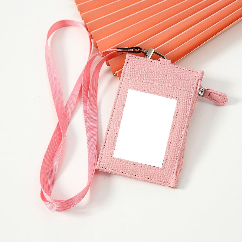 Card Holder Neck-hanging Coin Purse Multiple Slots Simple Holder