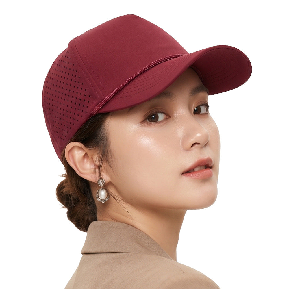 Women's Quick-Drying Breathable Perforated Summer Baseball Cap