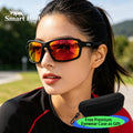 SmartBull Outdoor Polarized Sunglasses, With Simple Frame, Protective Lenses, Durable And Shock-resistant, Suitable For Various Scenarios. Purchase And Get A Portable Eyewear Storage Case As A Gift.