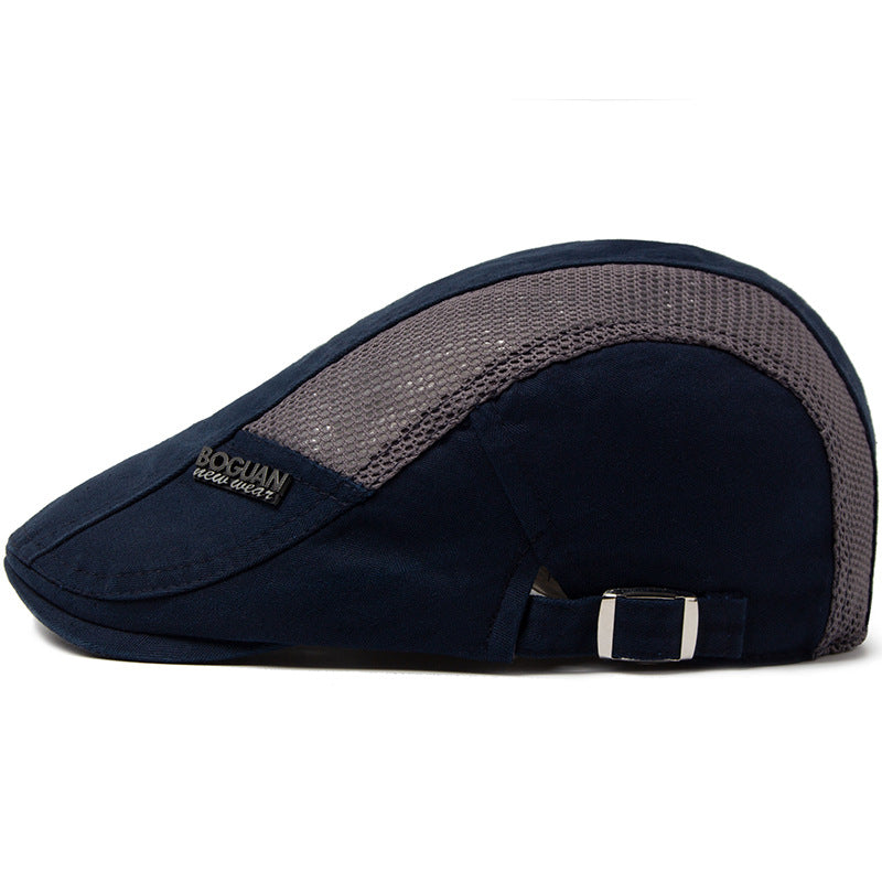 Men's Summer Thin Mesh Breathable Cotton Beret