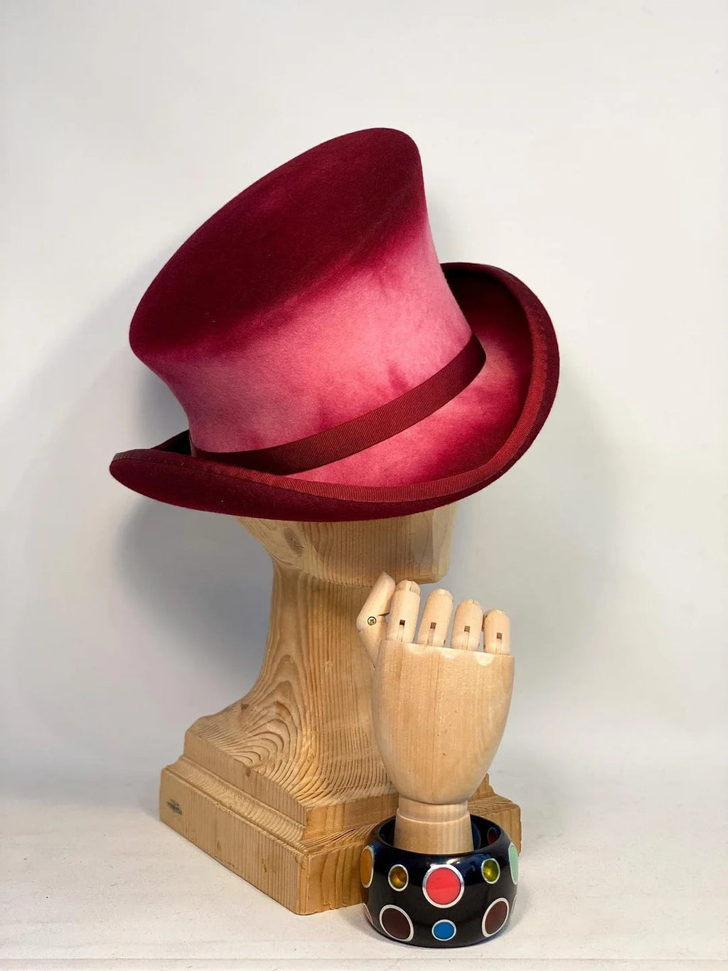 Best-selling Fashionable Wool Hat With A Turned-up Felt Brim