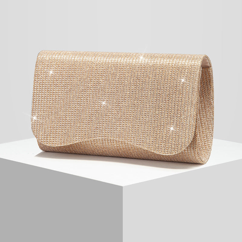 Womens Fashionable Shimmering Evening Clutch Bag