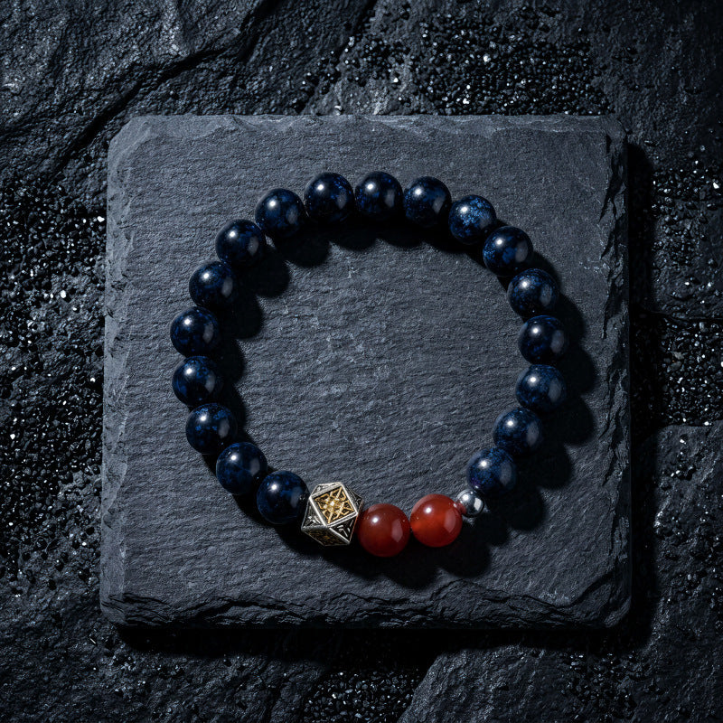 Beaded Bracelet For Men, Fashion Commuter Versatile Beaded Bracelet For Women, Unique Hip Hop Minimalist High-End Jewelry Accessories