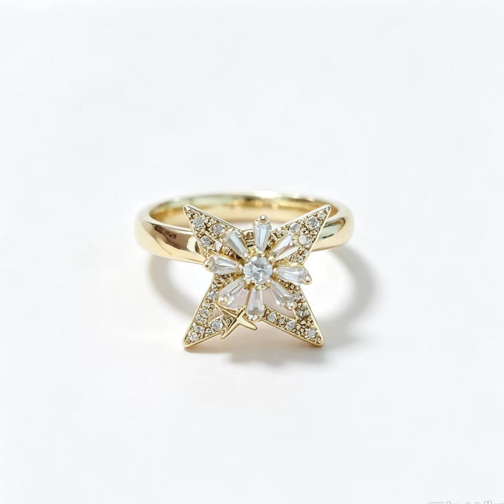 Women's Affordable Luxury Adjustable Open-ring