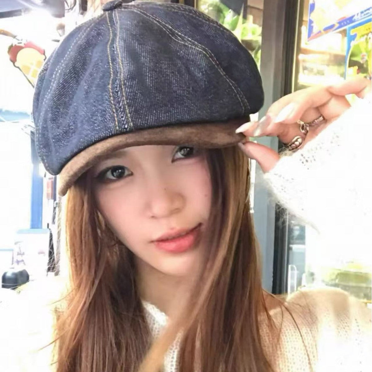 Japanese-style Artistic And Casual Painters Cap
