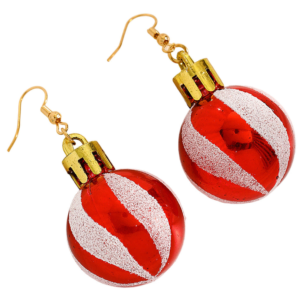 Christmas Ball Earrings For Women Holiday Party