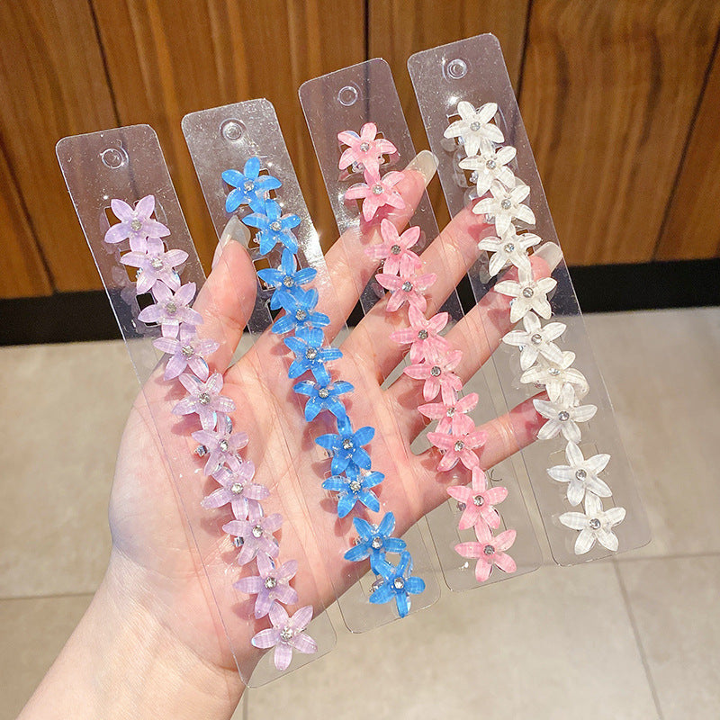 Little Girl Cute Bun Hair Braid Headwear Mini Accessories Hair Clip