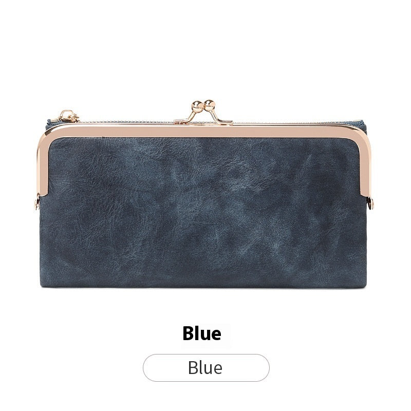 Retro Clip Multifunctional All-match Folding Coin Purse