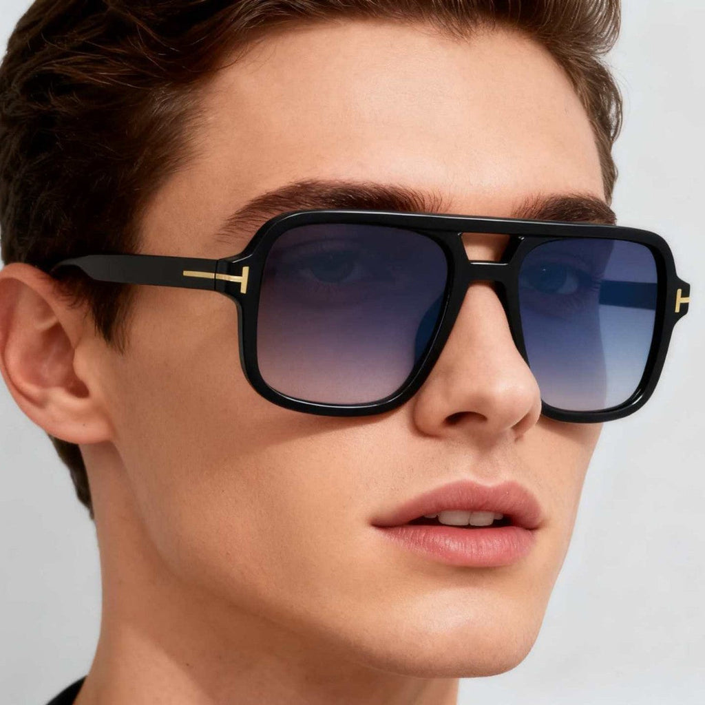 European And American Pilot-style Double-bridge Sunglasses
