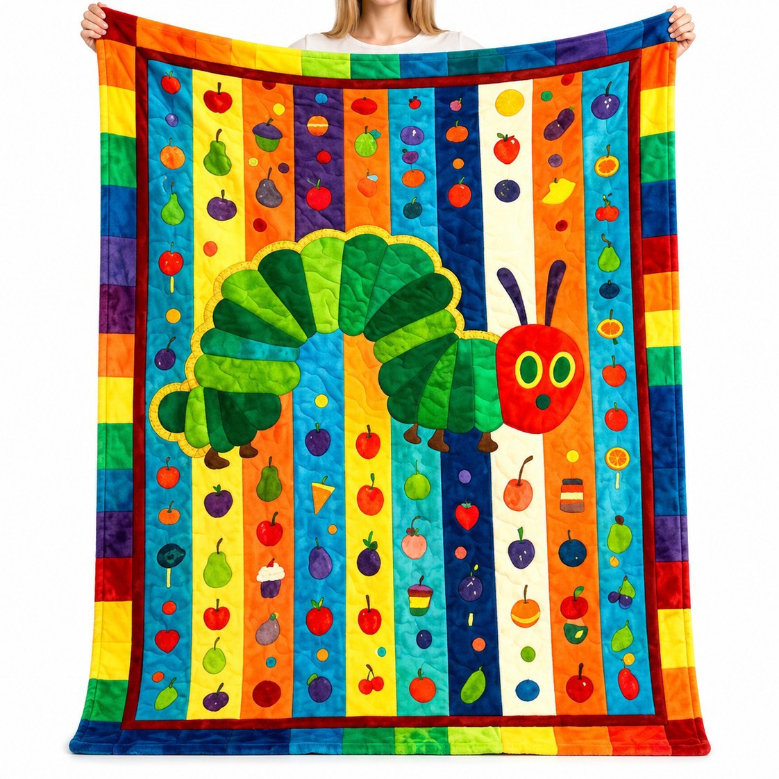 Women's Flannel Blanket Cartoon Sofa Throw Blanket