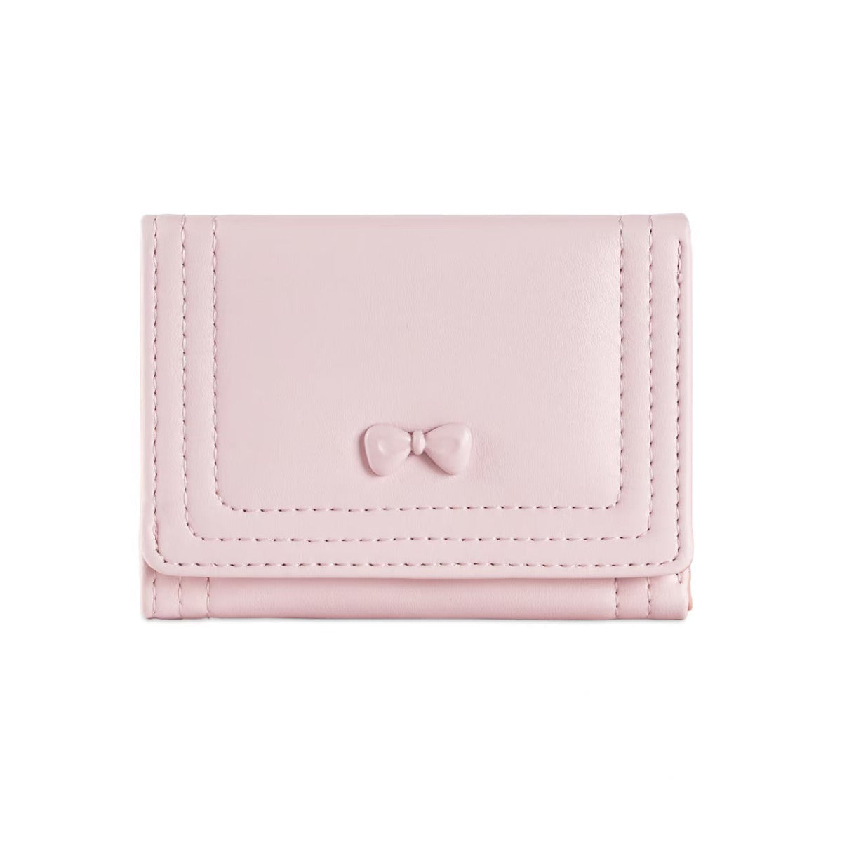 Solid-color Korean-style Cute Bowknot Wallet