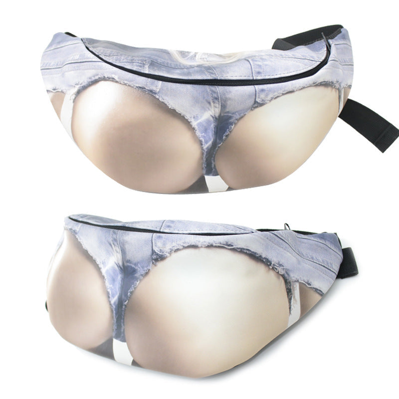 Creative Belly Waist Bag Beer Belly Leather Waist