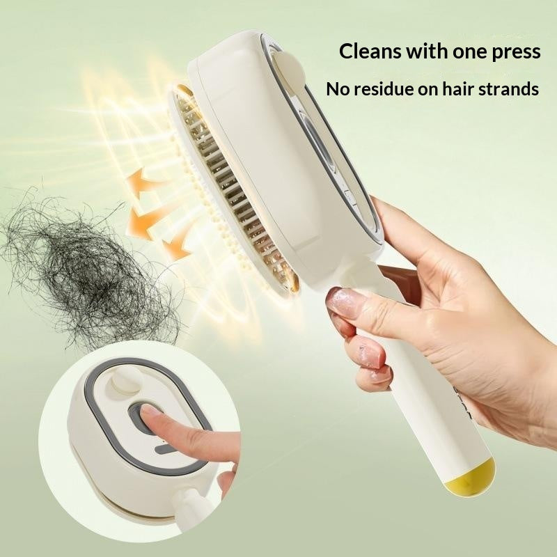 Electric Airbag Massage Comb With Mist Spray - Anti-Tangle Hair Styling Tool For Women