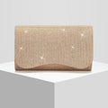 Womens Fashionable Shimmering Evening Clutch Bag