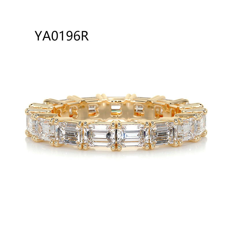 Fully Paved Moissanite Stackable Ring