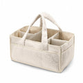 Plush Mommy Bag Baby Diaper Organizer Bottle Storage Bag