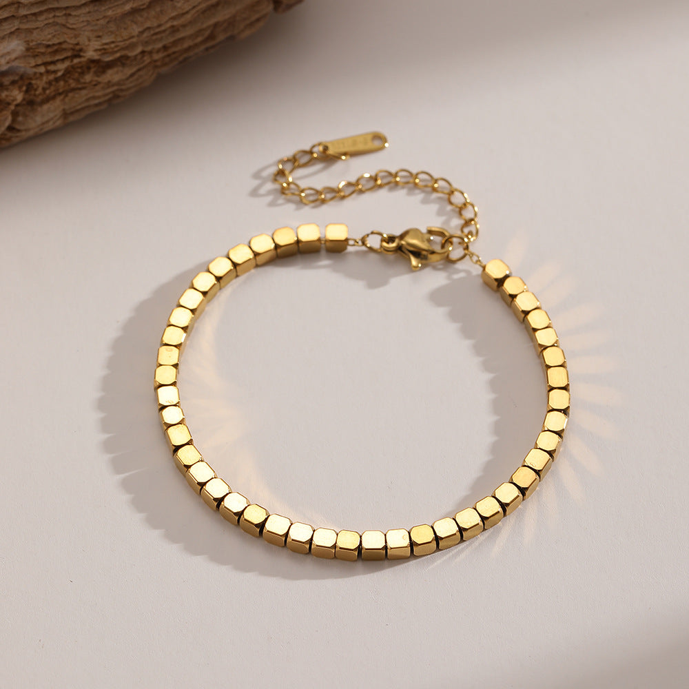 Titanium Steel Bracelet Colorfast Subtly Luxurious With A Premium Feel