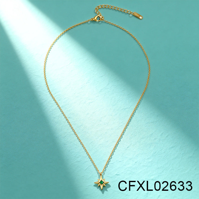 Light Luxury High-end Titanium Steel Necklace For Women
