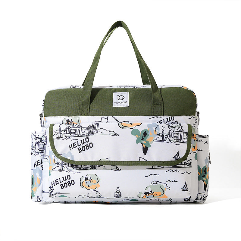 Fashionable Large-Capacity Handheld Mommy Bag