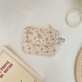Corduroy Printed Coin Purse For Women