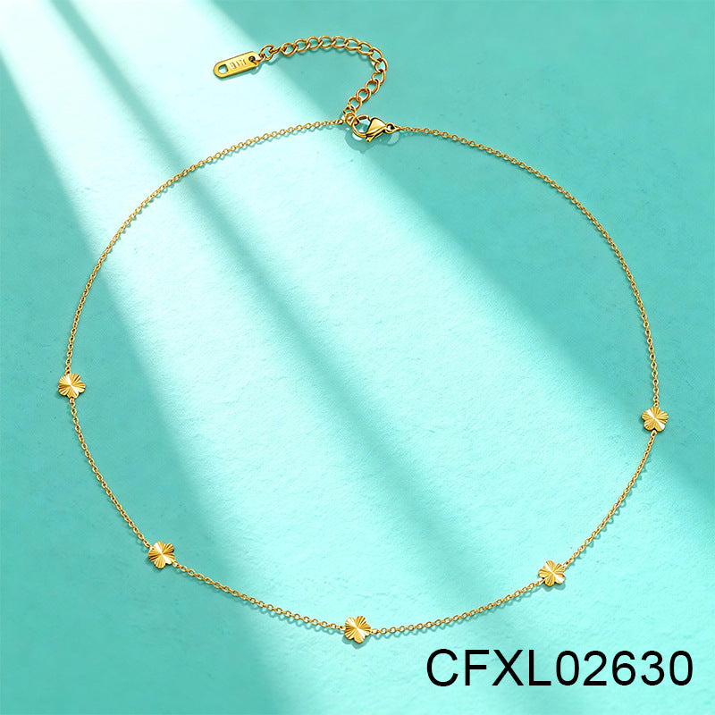 Light Luxury High-end Titanium Steel Necklace For Women