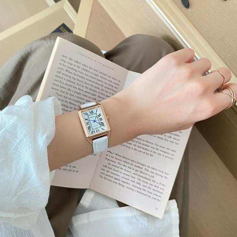 Classic, Popular Square Watchsimple And Versatile For Women