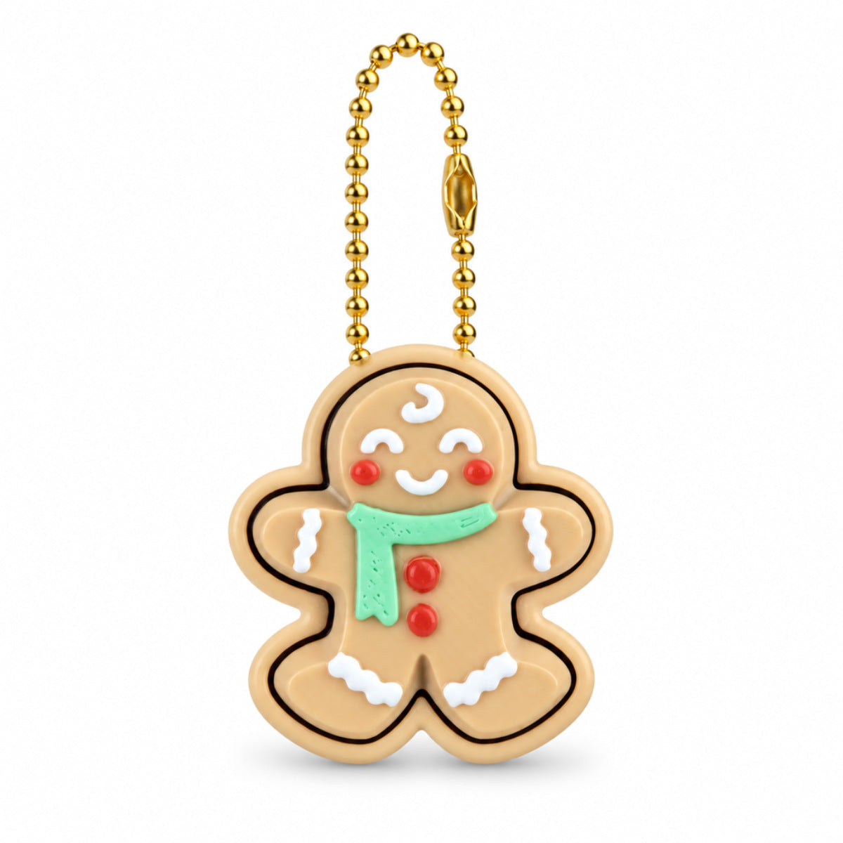 3D-printed Gingerbread Man Pendant Christmas Tree Ornament Creative Indoor Christmas Decoration Keychain