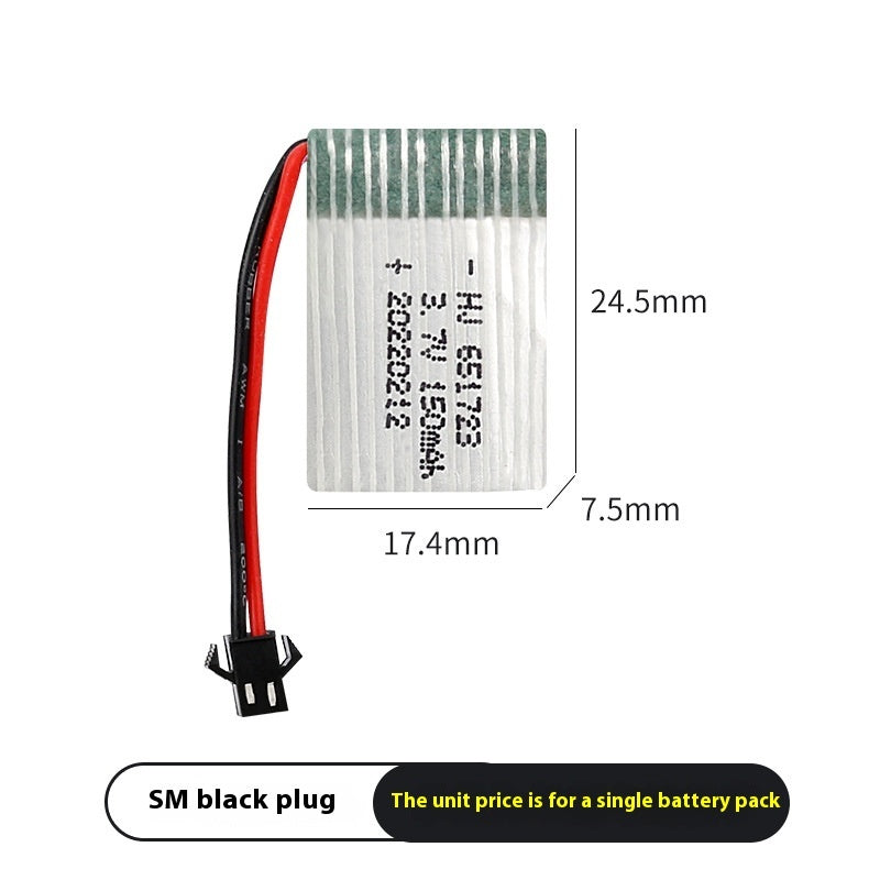H36 UAV 651723 Model Airplane Battery