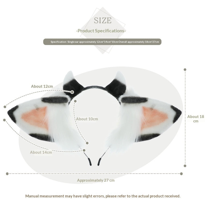 Drop-shipping Handmade Cute Plush Hair Accessories