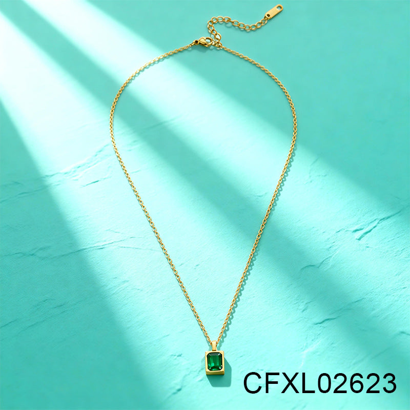 Light Luxury High-end Titanium Steel Necklace For Women