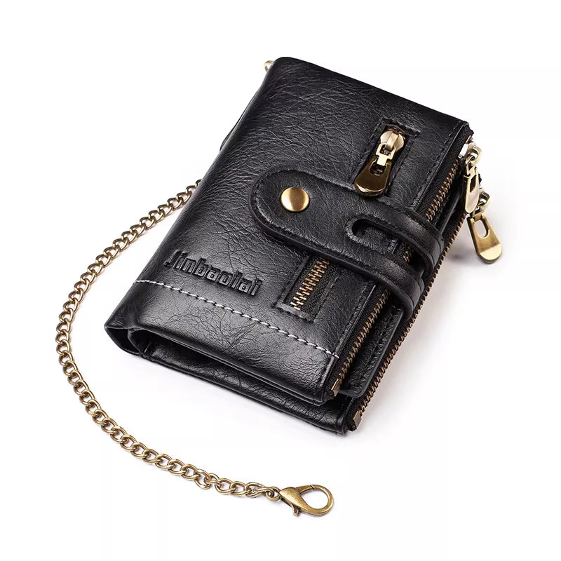 Leather Multi-card Slot Large Capacity ID Card Holder Coin Purse