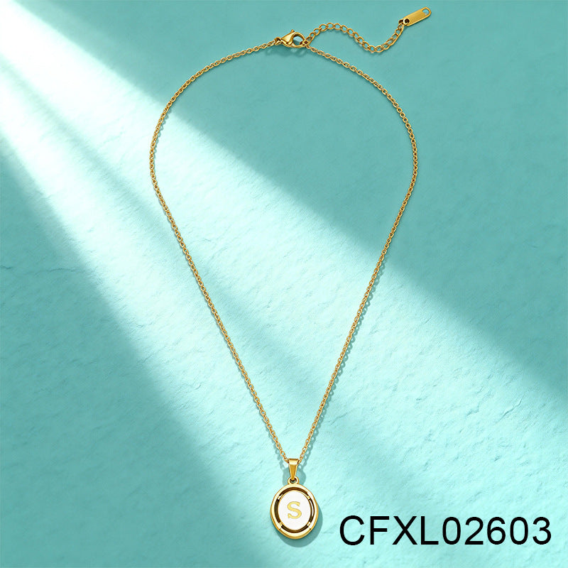 Light Luxury High-end Titanium Steel Necklace For Women