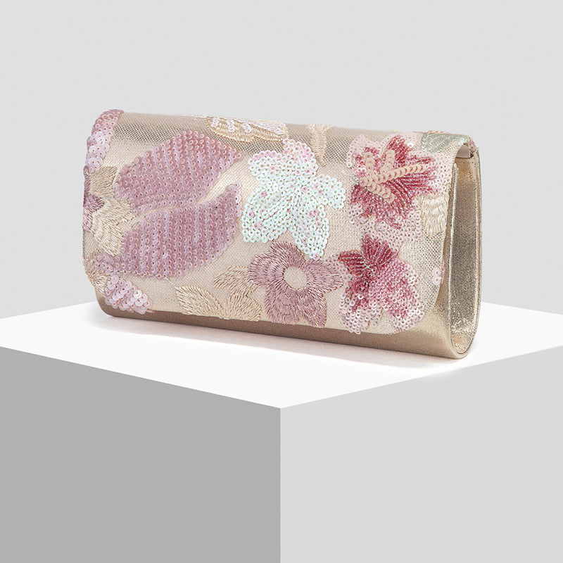 European And American-style Beaded Evening Clutch