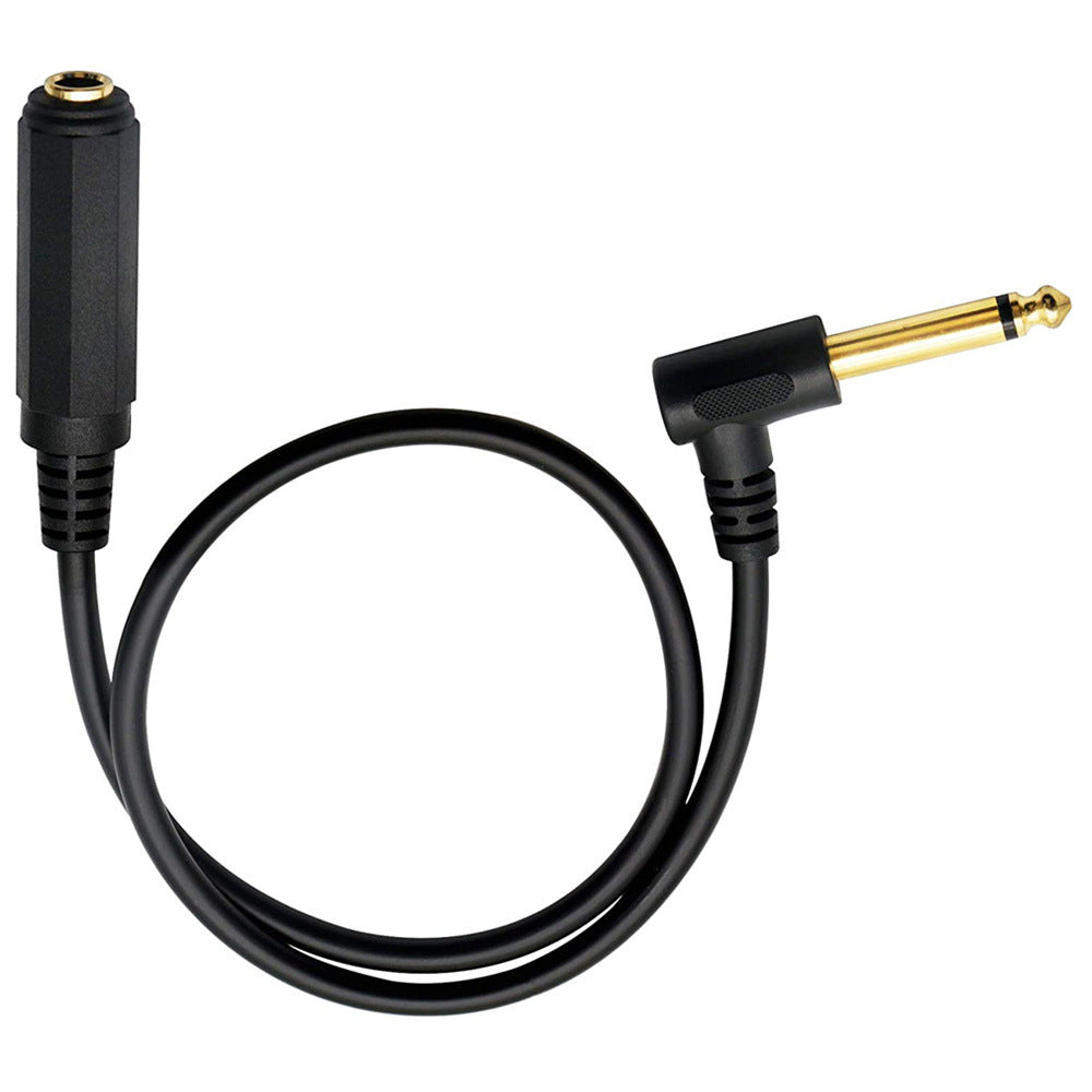 Microphone Audio Male To Female Mono Elbow Audio Cable