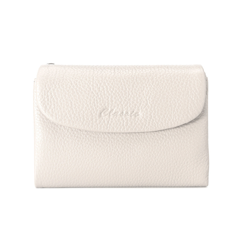 Coin Purse Fashion Multi-card-slot Zipper Card Holder Magnetic Snap