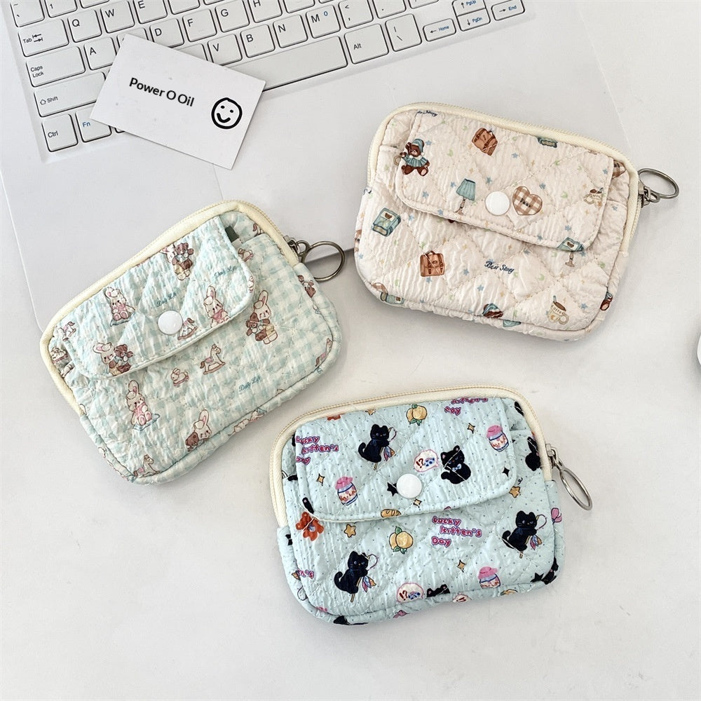 Clamshell Card Holder Multi-function Coin Purse For Women