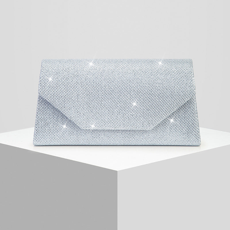 Womens Glittering Evening Bag Party Handbag Clutch, Crossbody Bag