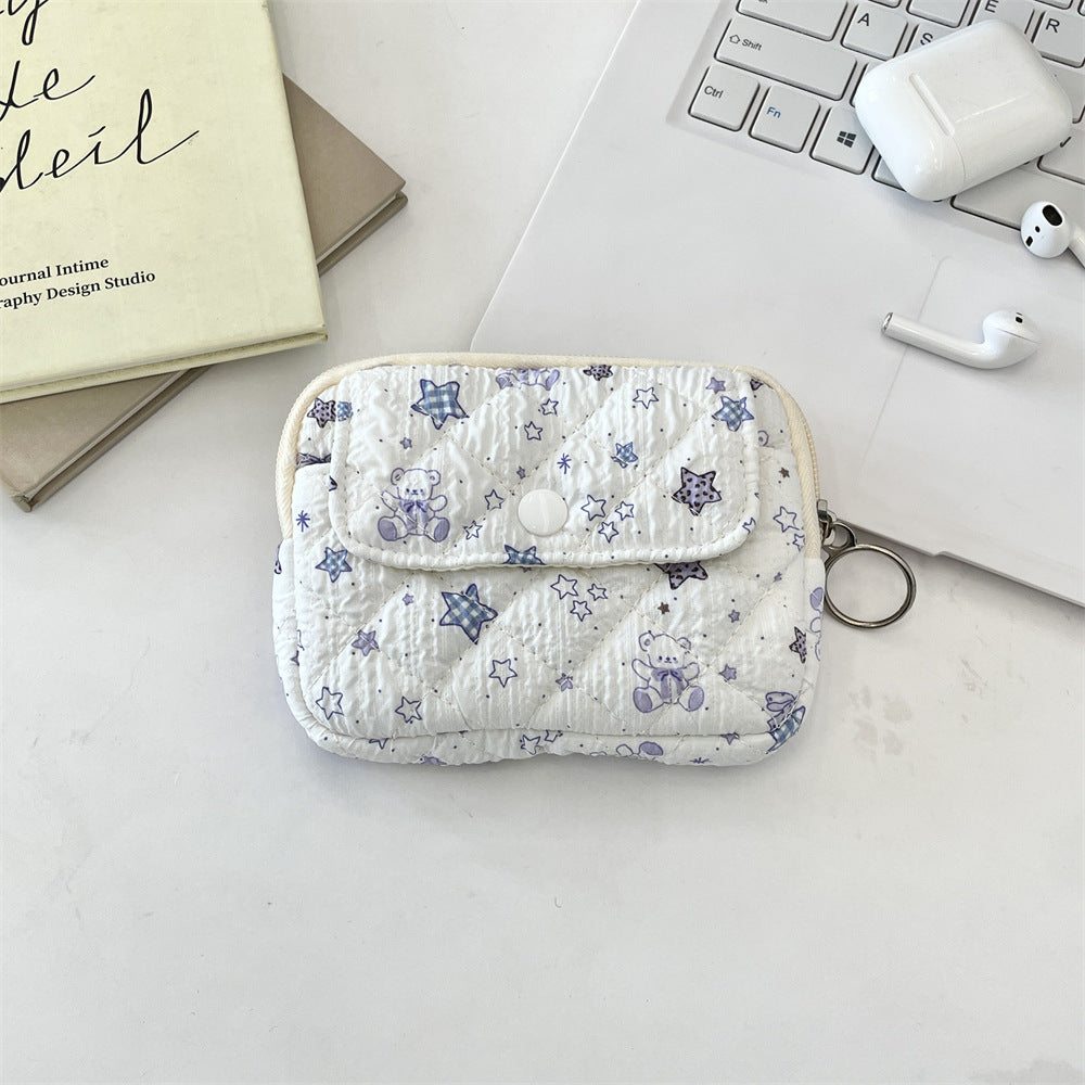 Clamshell Card Holder Multi-function Coin Purse For Women