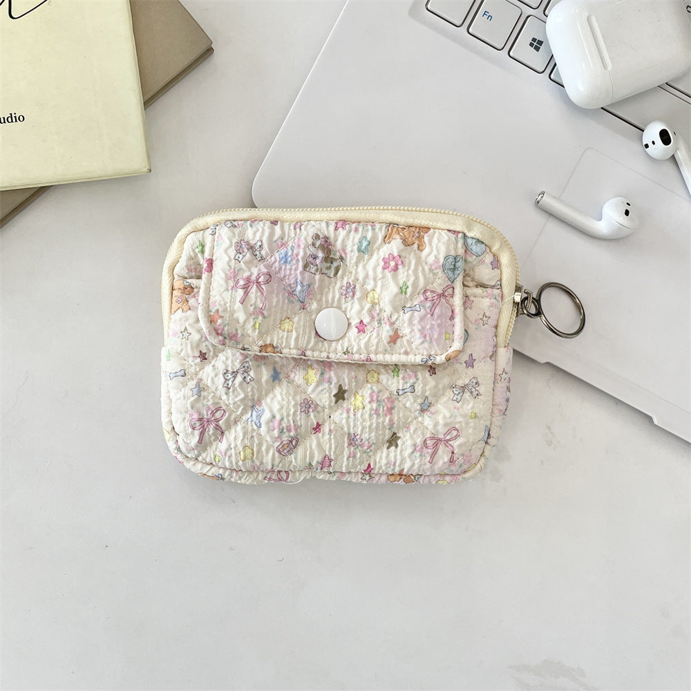 Clamshell Card Holder Multi-function Coin Purse For Women