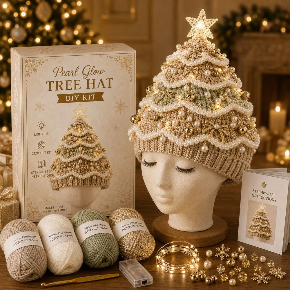 Christmas TreeCrochet Hat DIY Kit