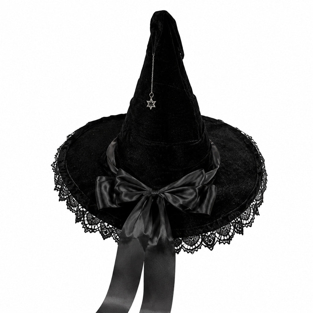 Halloween Flower Witch Hat Ball Party Hat