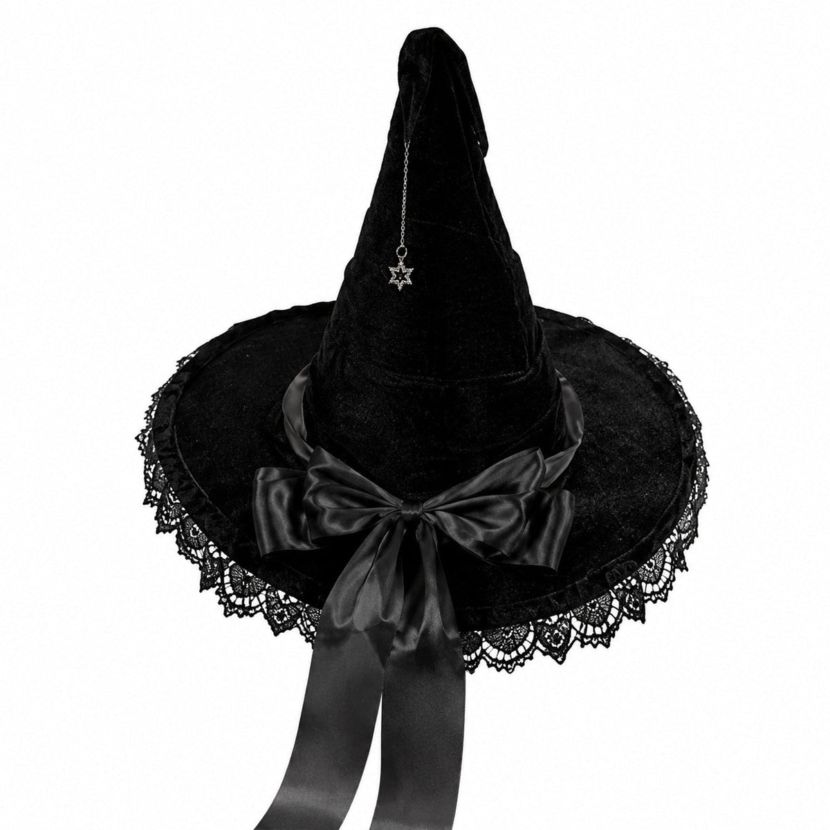 Halloween Flower Witch Hat Ball Party Hat