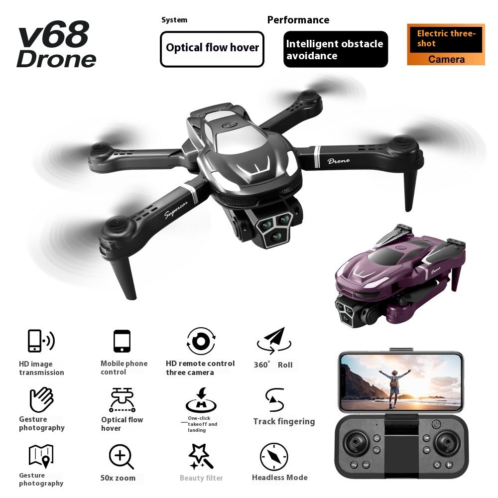 Aerial Photography HD Remote Control With Three Cameras Long Battery Life