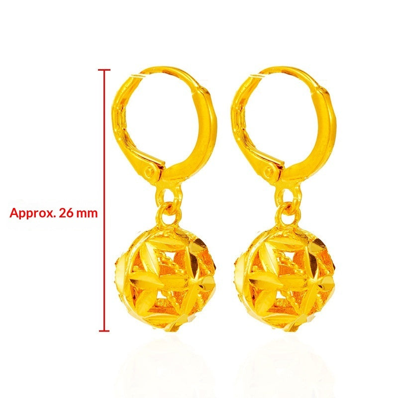 Hollow Out Ball Earrings Women's Earrings