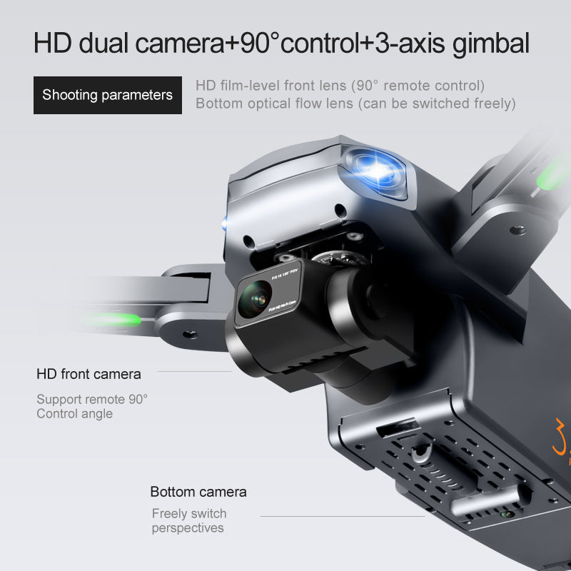 RG106 Three-axis Self-stabilizing PTZ Folding UAV