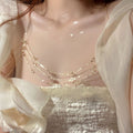 Women's Multi-layered Fully Diamond-studded Body Chain
