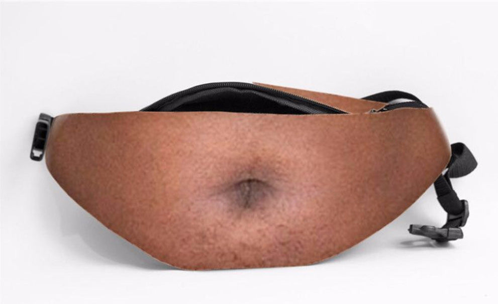 Personalized Belly Bag Funny Prank PU Synthetic Material