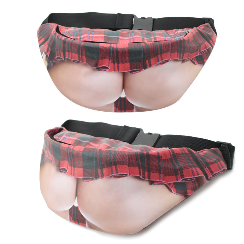 Creative Belly Waist Bag Beer Belly Leather Waist